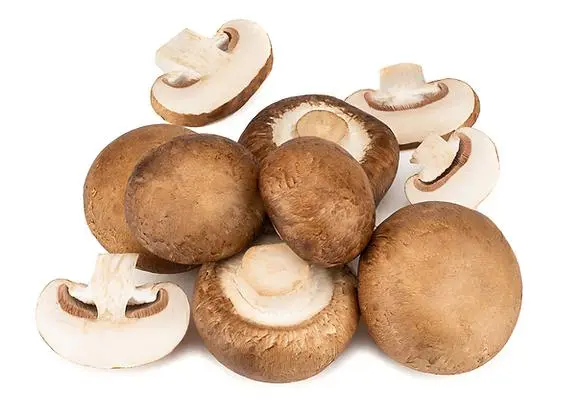 Swiss brown mushrooms